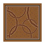 T-MONO PATTERN SIGNATURE PRINT SILK SCARF