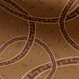 T-MONO PATTERN SIGNATURE PRINT SILK SCARF