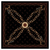 T-Mono Pattern Signature Print Silk Scarf