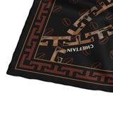 T-Mono Pattern Signature Print Silk Scarf