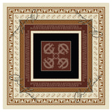 T-Mono Pattern Signature Print Silk Scarf